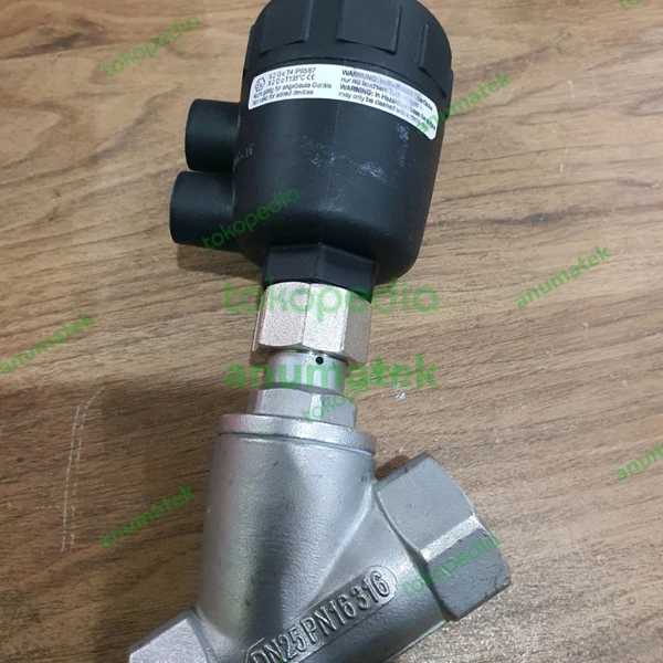 ANGLE SEAT VALVE SS DN25 PN16 SS316 Uk 1Inch