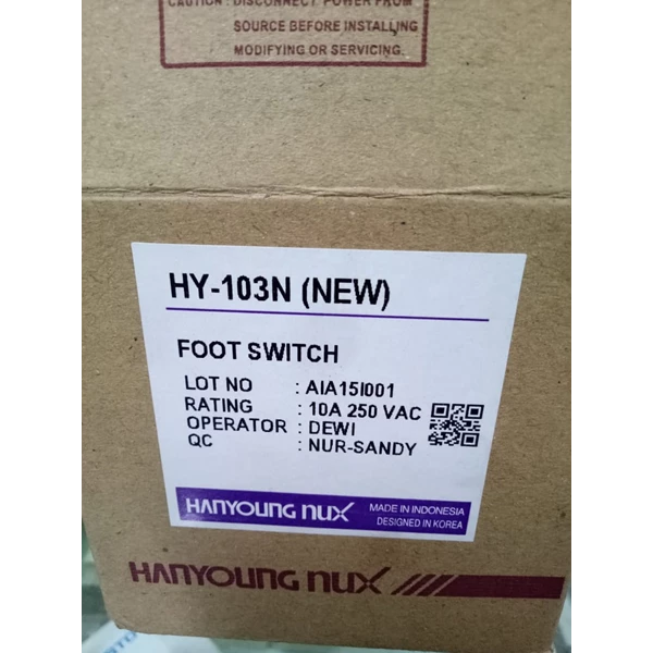 FOOT SWITCH HANYOUNG NUX HY-103N