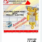 ELECTRIC CHAIN HOIST NAGASAKI 20 TON X 10 MTR 380V 1