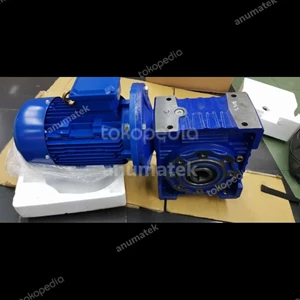 Gearbox Motor NMRV Transmax 130 RATIO 1 : 30 MOTOR 7.5Kw 10Hp